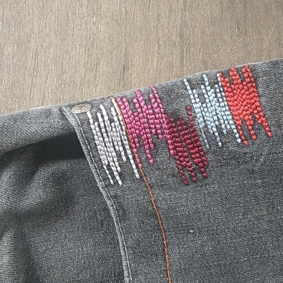 COOGI AUSTRALIA EMBROIDERD STRAIGHT LEG GRAY JEANS MENS 36WX34L - Picture 8 of 15